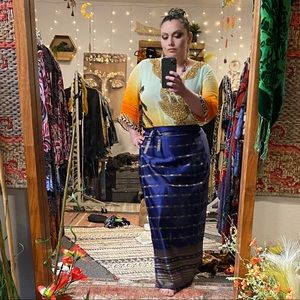 Wrap around one size all Boho Skirt